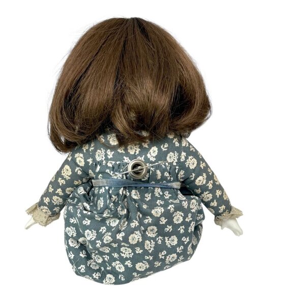 Vintage Doll Wind Up Musical Country Girl 13" Cottage Core - Picture 5 of 14